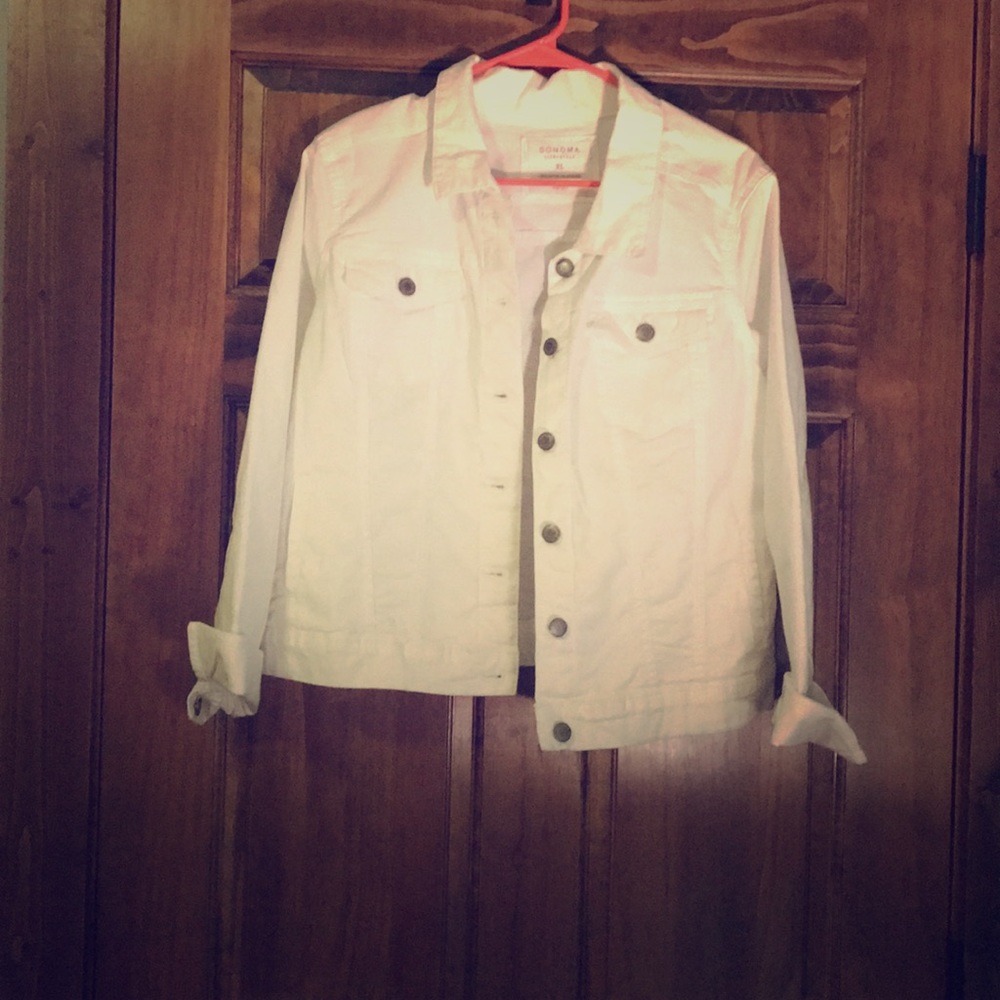 White Jean Jacket